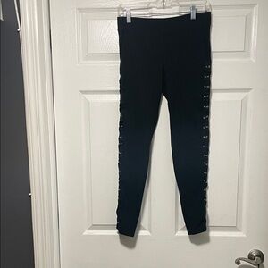 Express Black Cotton Leggings